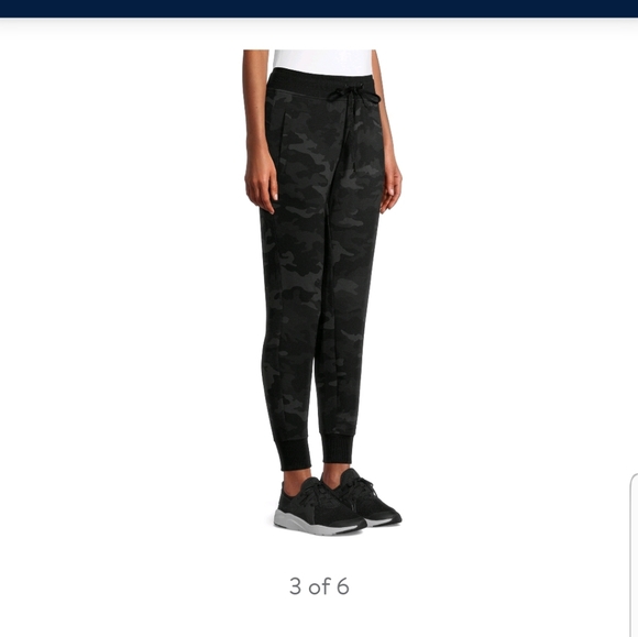 Athletic works black camo joggers Clearance